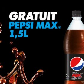 Participez à l'Action Pepsi Max 1,5L Cashback